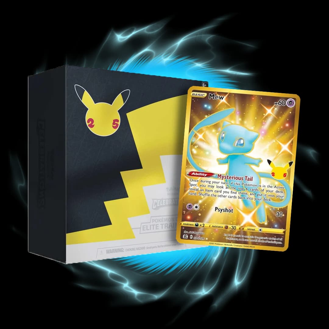 Pokemon Center Exclusive Celebration Collection Elite Trainer Box
